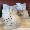 Candle Holder - Translucent Porcelain  - Owl