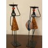 Candle Holders - Set of 2 Beaded Maasai 