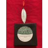 Christmas Vilmain Pewter-Rhododendron Leaf Ornament