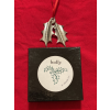 Christmas Vilmain Pewter-Holly Leaf Ornament